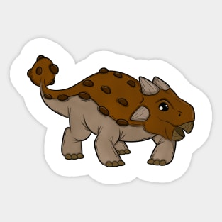 Kawaii Ankylosaurus Sticker